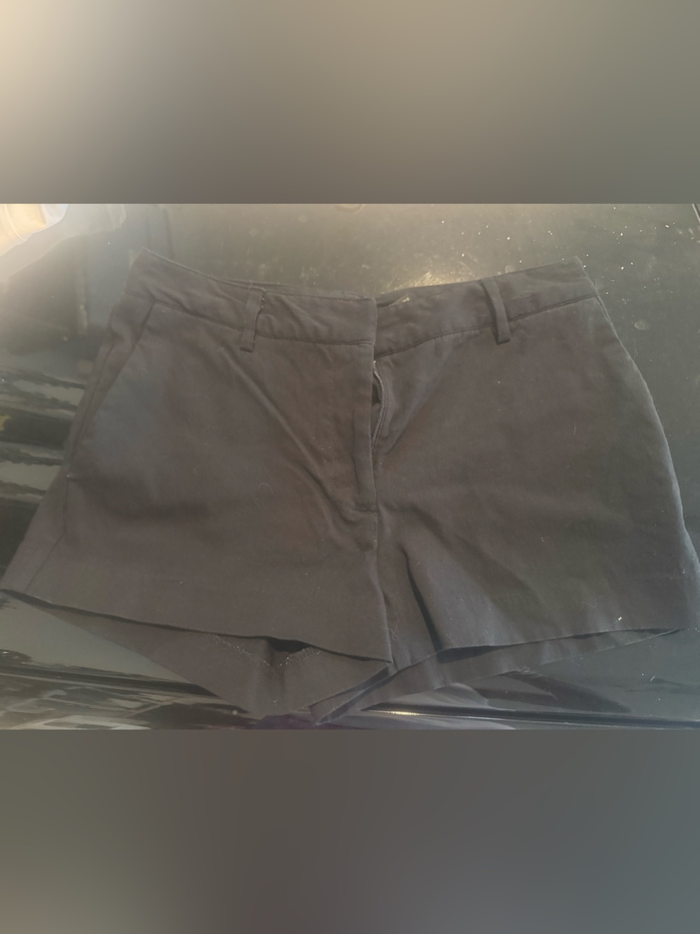 Express Black Stretch Dress Shorts Tailored Size 8